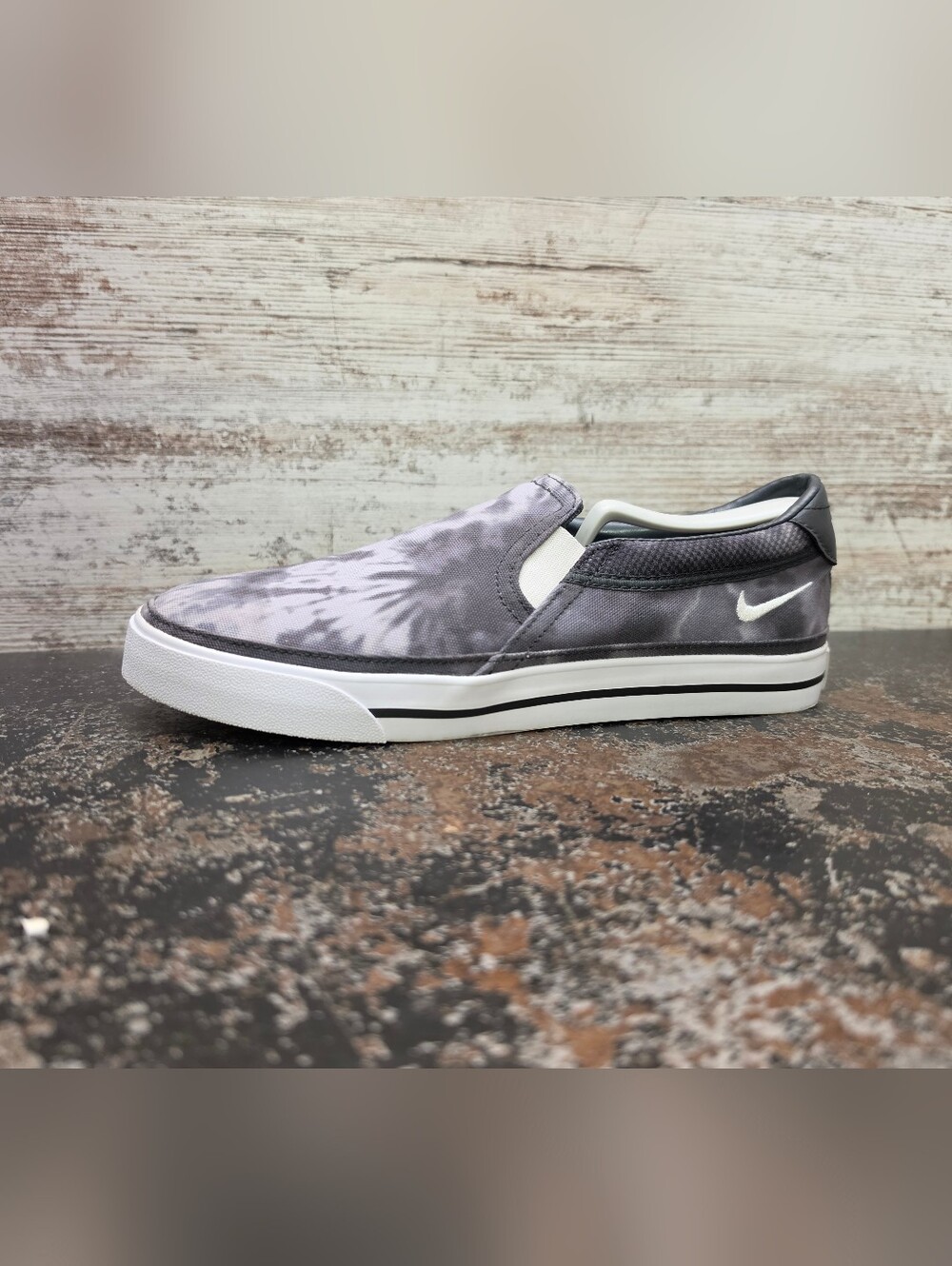 Mens Nike Court Legacy Print Slip On Shoes Sz 8 Used Tye Dye DH1439 900